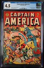 Captain America Comics #31 CGC VG+ 4.5 Schomburg Japanese WWII Bondage Cover picture