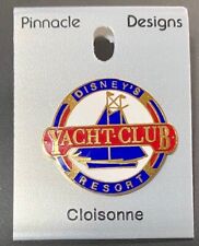Vintage Walt Disney World Yacht Club Resort Hotel Logo Pin Collectible 1990 NIP picture