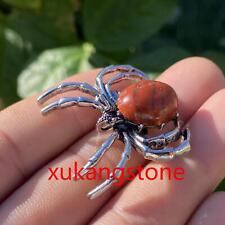  1pcs Red jasper brooch Quartz Crystal spider,Crystal heal,crystal figurine picture