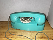 Vintage Blue Plastic Playtime Rotary Phone NO Batteries picture