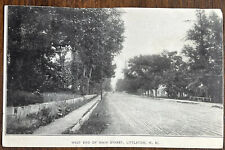 Littleton New Hampshire Main Street Photo Antique Postcard 1903 picture