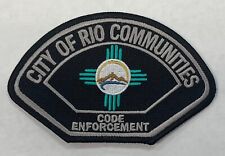 City Of Rio Communities Code Enforcement Shoulder Patch picture