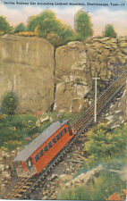 INCLINE RAILWAY LOOKOUT MT CHATTANOOGA TN - unused linen postcard picture