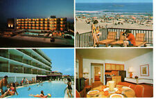 Vintage Postcard NJ Wildwood Crest Ocean Holiday Motor Inn Interior Pool -1676 picture