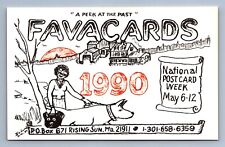 Vtg Advertising Postcard Week 1990 Favacards Rising Sun Maryland  picture