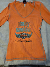 Harley Davidson Women's shirt size SMALL OFFICIAL GEAR EXCELLENT CONDITION picture