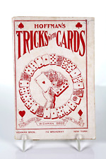 Professor Hoffman's Tricks and Cards, Wehman Bros, Book Early 1900s MAGIC picture