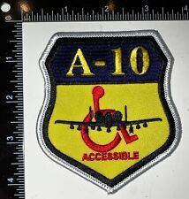 USAF 47th Fighter Squadron A-10 Wheelchair Accessible FUNNY RETIREMENT Patch picture