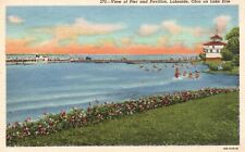Postcard OH Lakeside Ohio on Lake Erie Pier & Pavilion 1949 Vintage PC J6186 picture