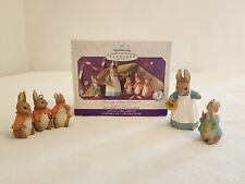 Tale Of Peter Rabbit Hallmark Ornament 1999, Set of 3, Beatrix Potter picture