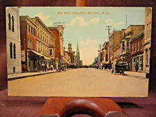 Vintage 1911 Martinsburg, WV West Virginia Street View, Main St. Looking North picture