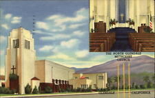 North Glendale Methodist Church exterior altar California mailed TUJUNGA CA 1950 picture