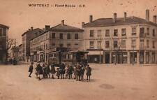 CPA 69 - MONCHAT (Rhone) - Round Place - B.C. (animated, tram) picture