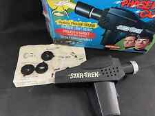 Vintage 1975 Official Star Trek Phaser Gun by Remco In Box 3 Discs Complete #601 picture