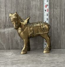 Vintage Brass Clydesdale Horse (MM) picture