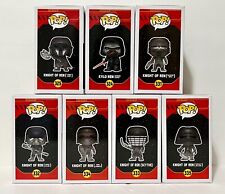 Star Wars Knights Of Ren Funko POP Lot of 7 Exclusives w/Soft Pop Protectors picture