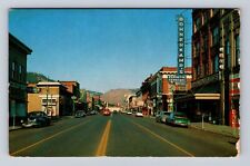 La Grande OR-Oregon, Scenic View Of Road Area, Antique, Vintage Postcard picture