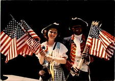 Michael George, 1980, American flag, Pat & Jack Mount, New York City, Postcard picture