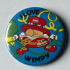 I Love Wimpy Vintage Badge Mr Wimpy Beefeater Restaurant Lapel Pin Gift   picture