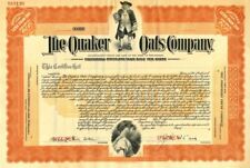 Quaker Oats Co. - Specimen Stocks & Bonds picture