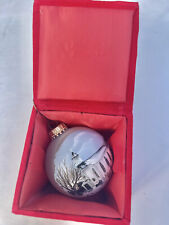 VINTAGE 1999 HAND PAINTED KINSLEY R WYALUSING  JULY 17 1999 ORNAMENT picture
