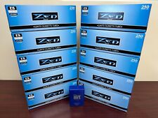 Zen White Light BLUE KING Size Cigarette Tubes 10-Boxes Free BLUE Tough Box picture