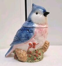 Cracker Barrel, Christmas, Blue Bird Cookie Jar picture