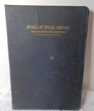 Antique Order of Elks Book 1926 Rituals of Special Services BPOE Lodge Vtg picture