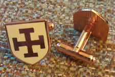 Crusaders Teutonic Knights Order German Cross Cuff Link picture