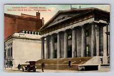 Philadelphia PA-Pennsylvania, Custom House, Antique Vintage Souvenir Postcard picture