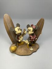 Disney Aulani Micky & Minnie Mouse Surf Board Figurine Exclusive Hawaii Vintage picture