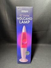 Urban Shop 13” Motion Volcano Lava Lamp Colorful Pink Wax Liquid Aluminum Base picture