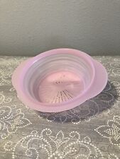 New TUPPERWARE FLAT OUT COLANDER 2 Qt  Easy Store Adjustable Size Strainer Drain picture