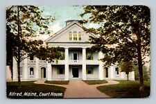 Postcard ME Maine Alfred Court House Posted 1908 picture
