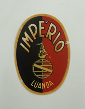 Original Rare Vintage Luggage Label/Sticker Imperio Luanda picture