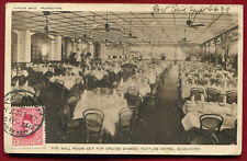 Raffles Hotel Ball Room for Cruise Dinner Singapore posted Port Said Egypt 1939 picture