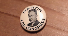 Very Nice 1950s MARTIN for CONGRESS Campaign BUTTON Thomas Ellsworth Martin IOWA picture