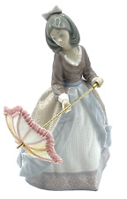 Lladro GIRL WITH PARASOL Figurine 5210 