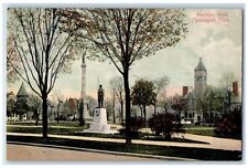c1910's Hackley Park Monument Muskegon Michigan MI Unposted Antique Postcard picture