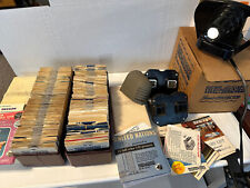 Vintage Lot of 250+ Assorted View-Master Reels 1940s-1960s + Viewer + Cases picture