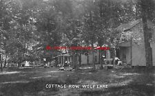 MI, Wolf Lake, Michigan, Cottage Row picture