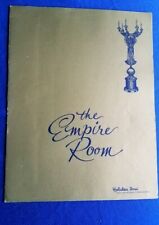 Vintage 1969 HOLIDAY INN Empire Room Hotel Restaurant Menu City Ave Phila Pa. picture