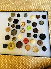 Antique/Vintage Mixed Bakelite Button Lot of 37 picture