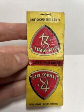 RARE Earl Coryell S4 A Better Gasoline Gas Motor Oil Automobile Matchbook Cover picture