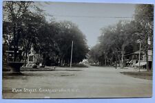 C. 1910 Main Street in Charlestown, New Hampshire Real Photo Postcard picture
