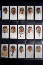 1896 WILLS *CRICKETERS* COMPLETE 50 CARD SET MIXED GRADE **SUPER RARE** picture