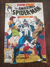 Marvel Comic Book Amazing Spider-Man #374 1993 Venom Attacks Mark Bagley picture
