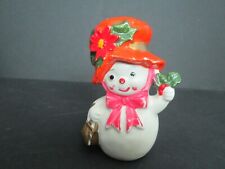 vtg Napcoware snow woman with orange hat 50's/60's X-8828 Japan 3