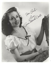 CAREN MARSH DOLL HAND SIGNED 8x10 PHOTO+COA       WIZARD OF OZ      TO BOB picture