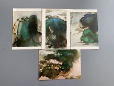 Vintage Postcards Famous Painting Museum Of History Taiwan New Set Of 4 picture